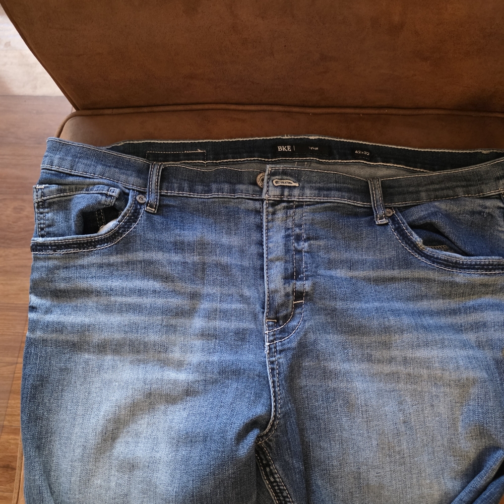 BKE Men's Straight Jeans - Blue